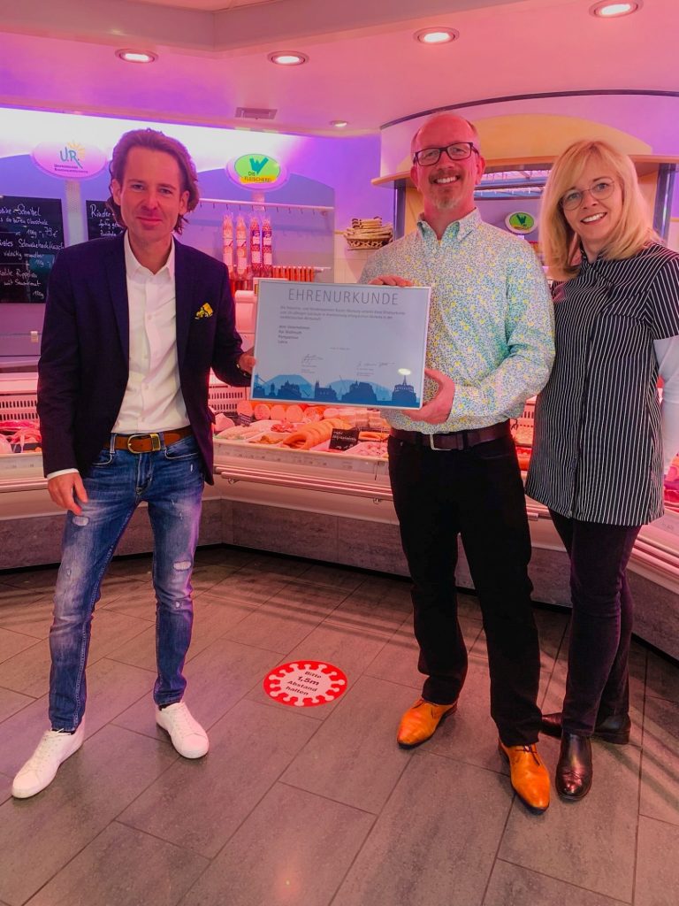 Ehrenurkunde für das 25 Jährige Jubiläum Ehrenurkunde für das 25 Jährige Jubiläum